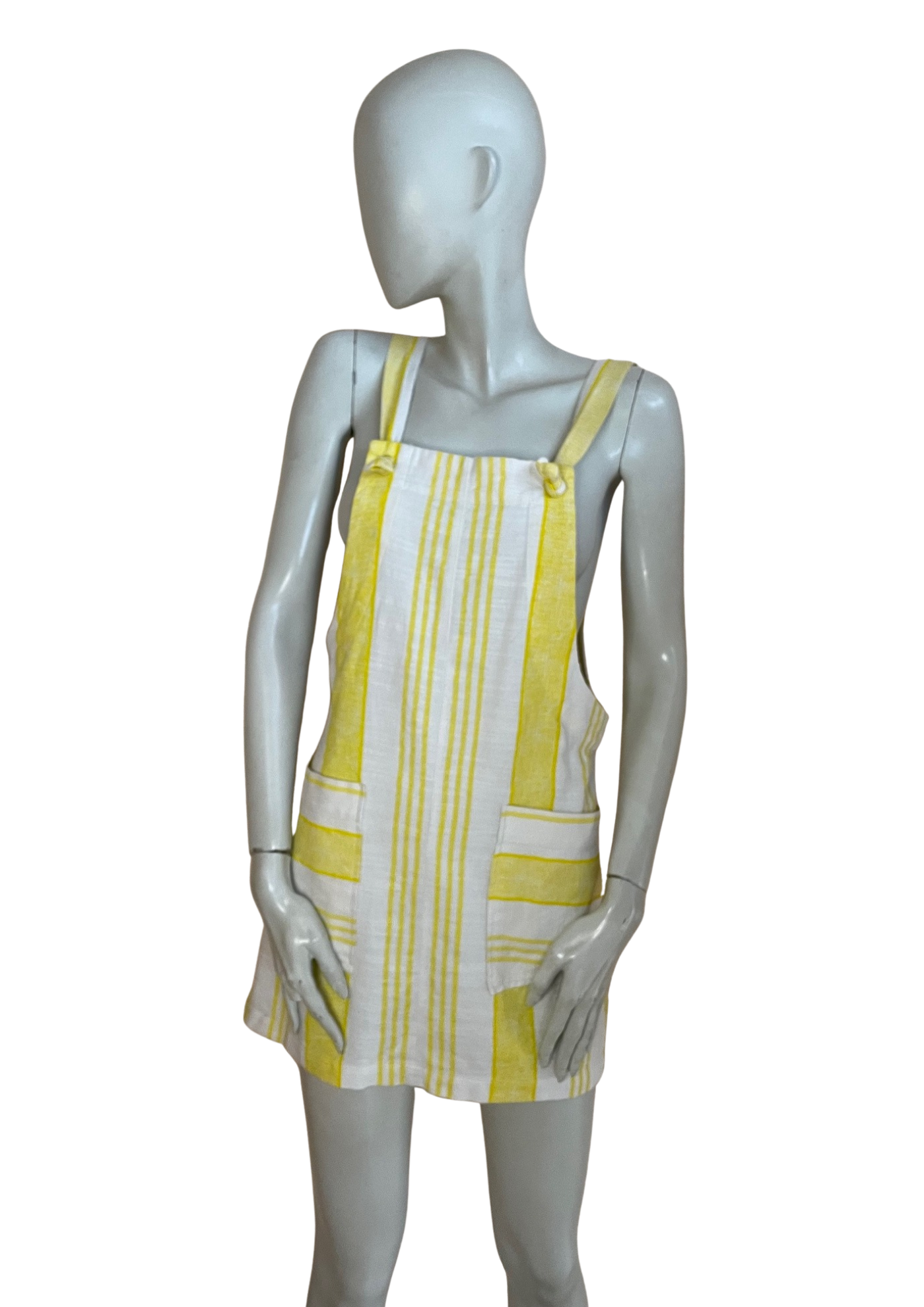 🟡 Robe à bretelles rayée Taille 36 🟡