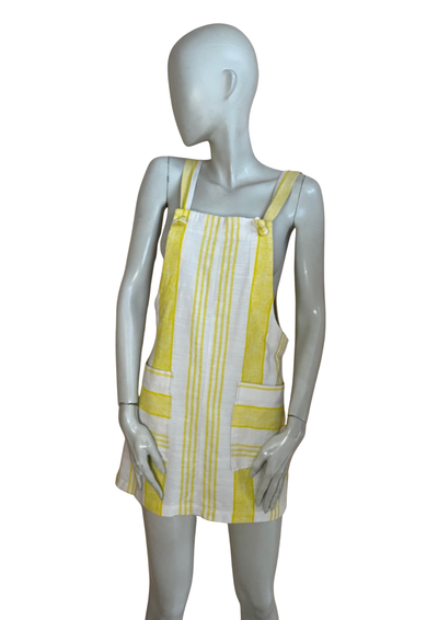 🟡 Robe à bretelles rayée Taille 36 🟡