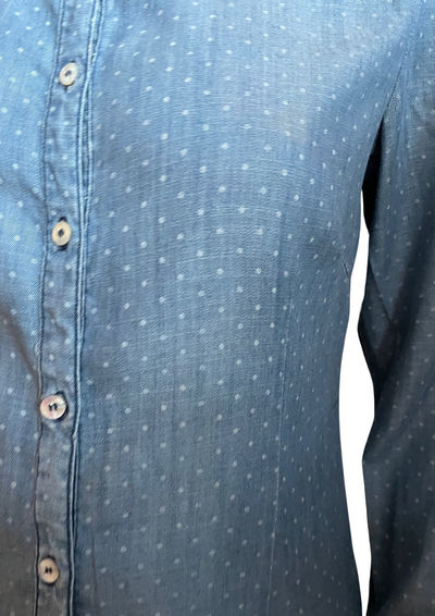 💥 Chemise bleu en Tencel Taille 36 💥