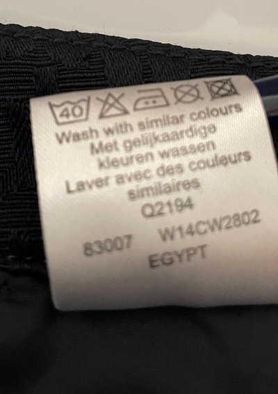 ✨ Jupe droite bleu nuit texturée Taille 38 ✨