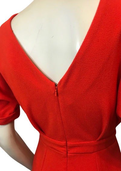✨ Robe Crayon Rouge  🔥 Élégante & Féminine – Taille 36