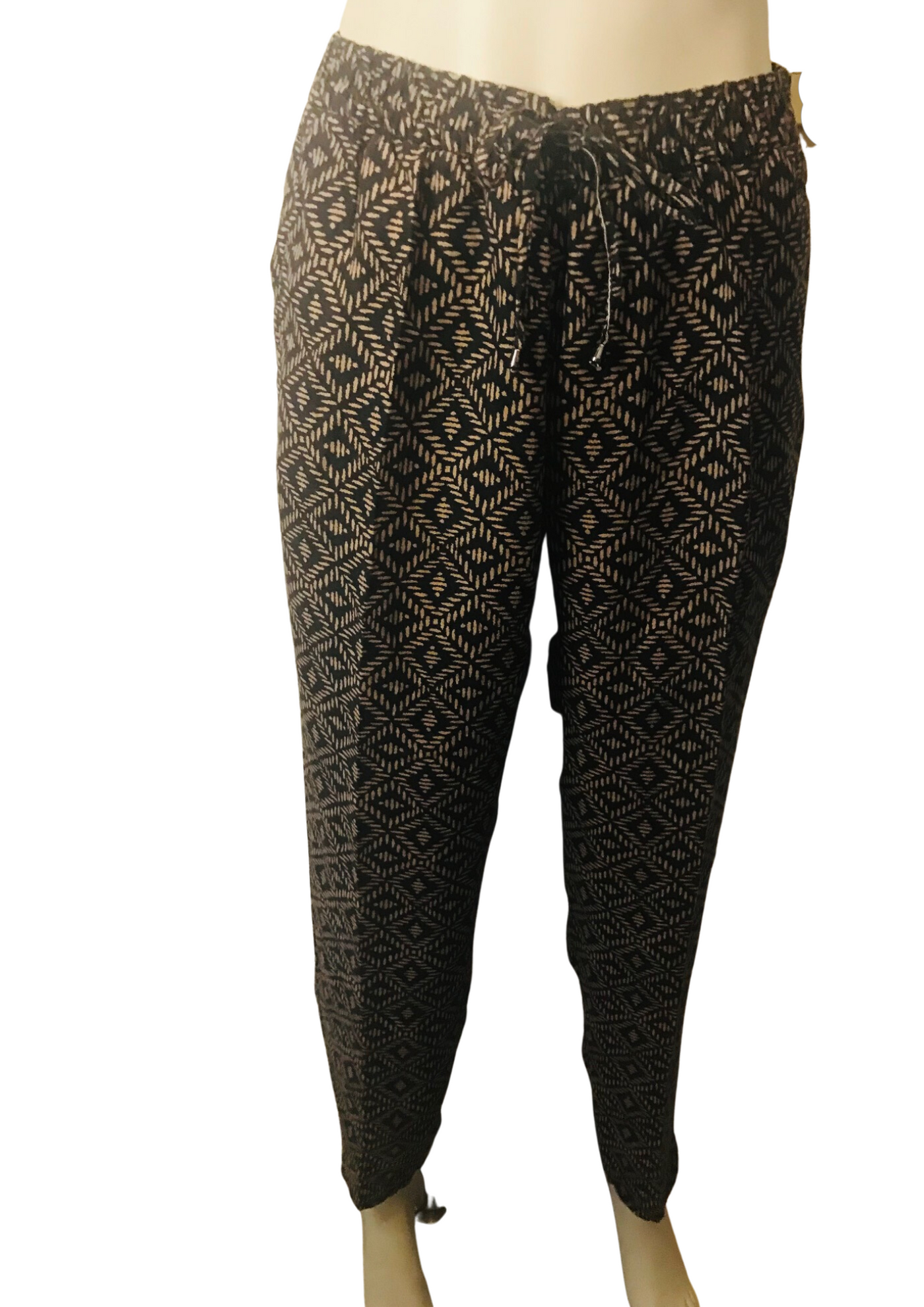Pantalon à motifs 100% Lin Taille 46
