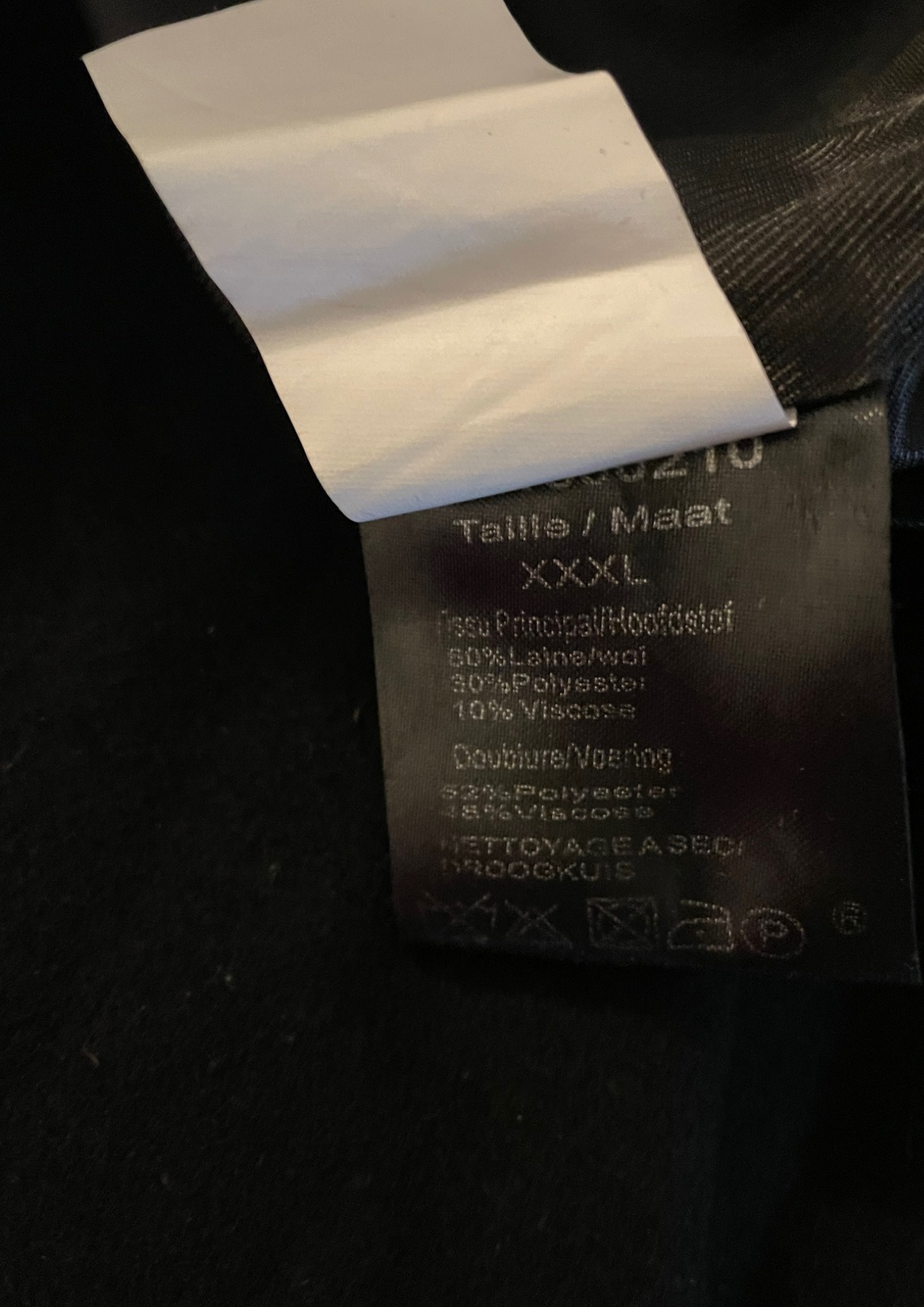 💥 Manteau élégant en laine Taille XXXL💥