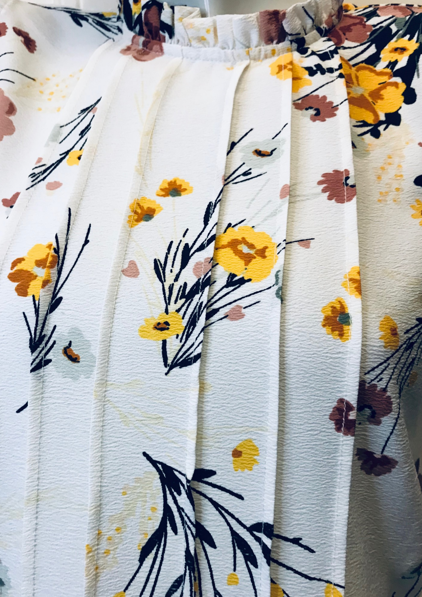 Blouse manches 3/4 fleurie Taille 36