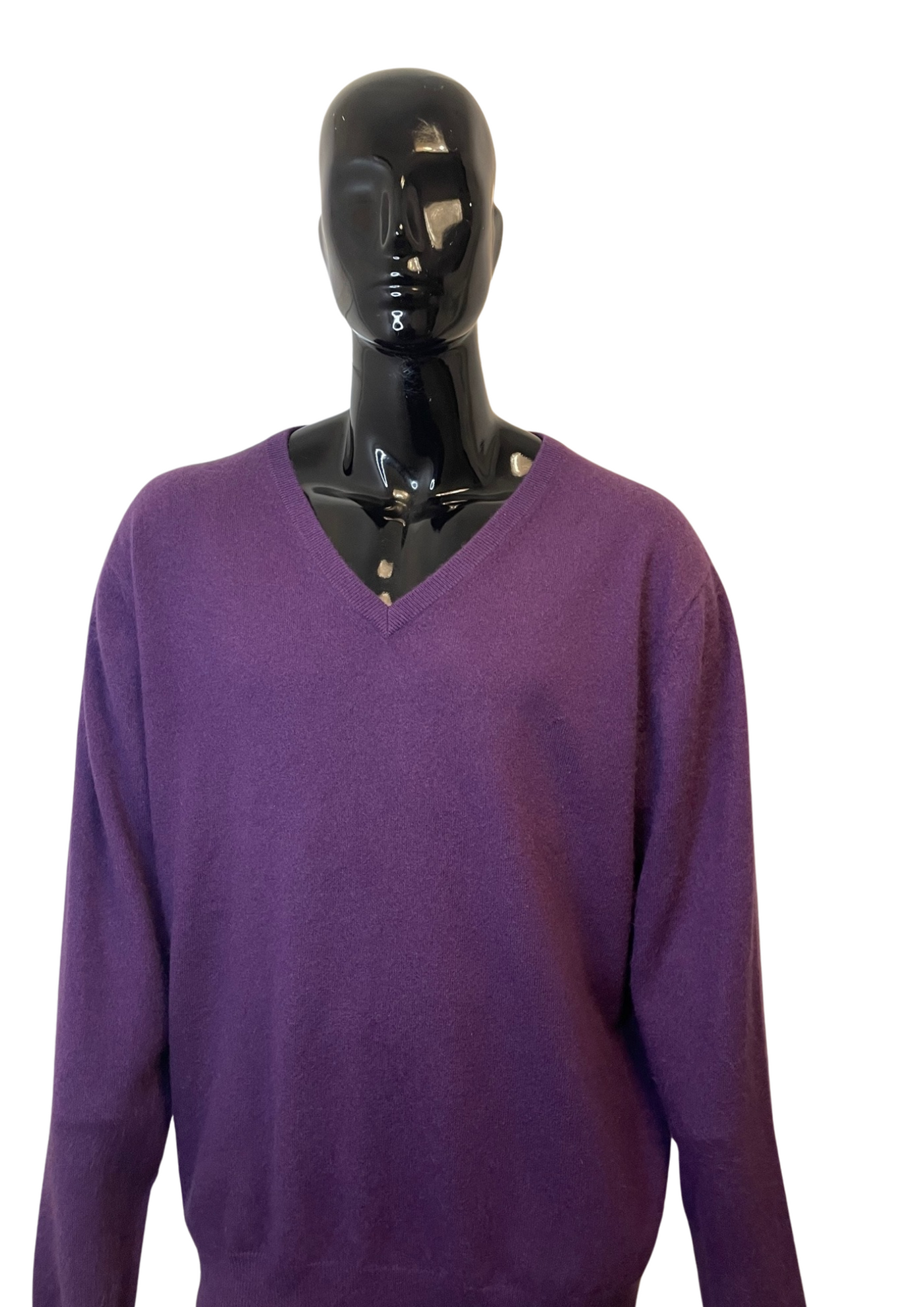 💥 Pull en cachemire violet Taille XXL 💥