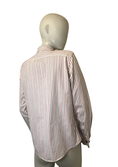 Chemise rayée en coton – Taille 38 💼