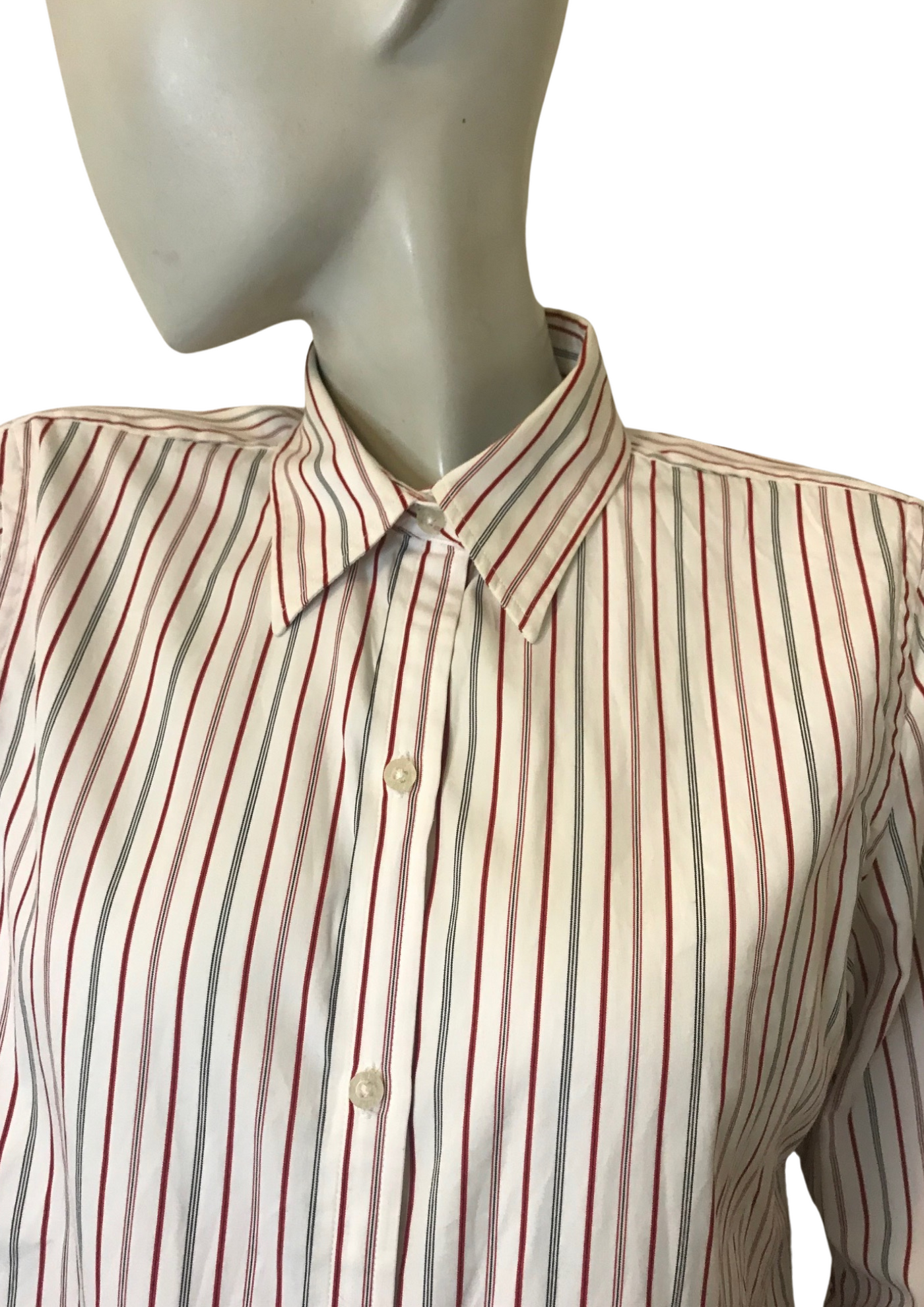 Chemise rayée en coton – Taille 38 💼