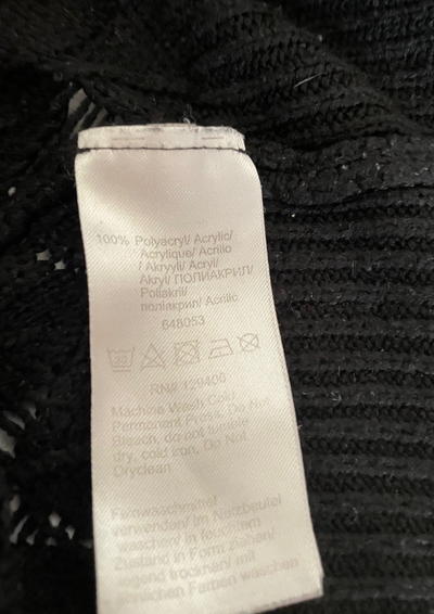 🖤 Gilet ajouré noir – Élégance & confort Taille 50 ✨