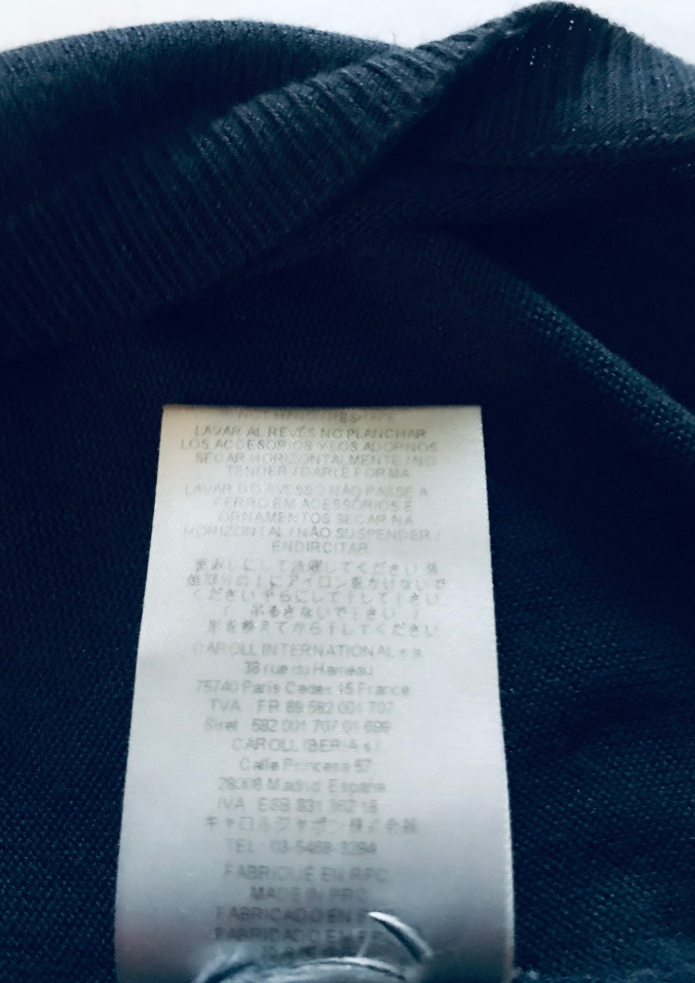 Tee-shirt à manches pailletées Taille 38