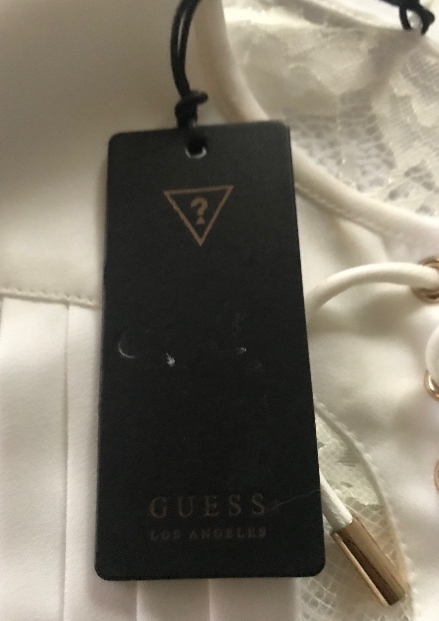 Blouse empiècement dentelle Taille 36 (Neuve)