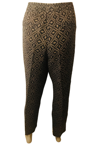 Pantalon à motifs 100% Lin Taille 46