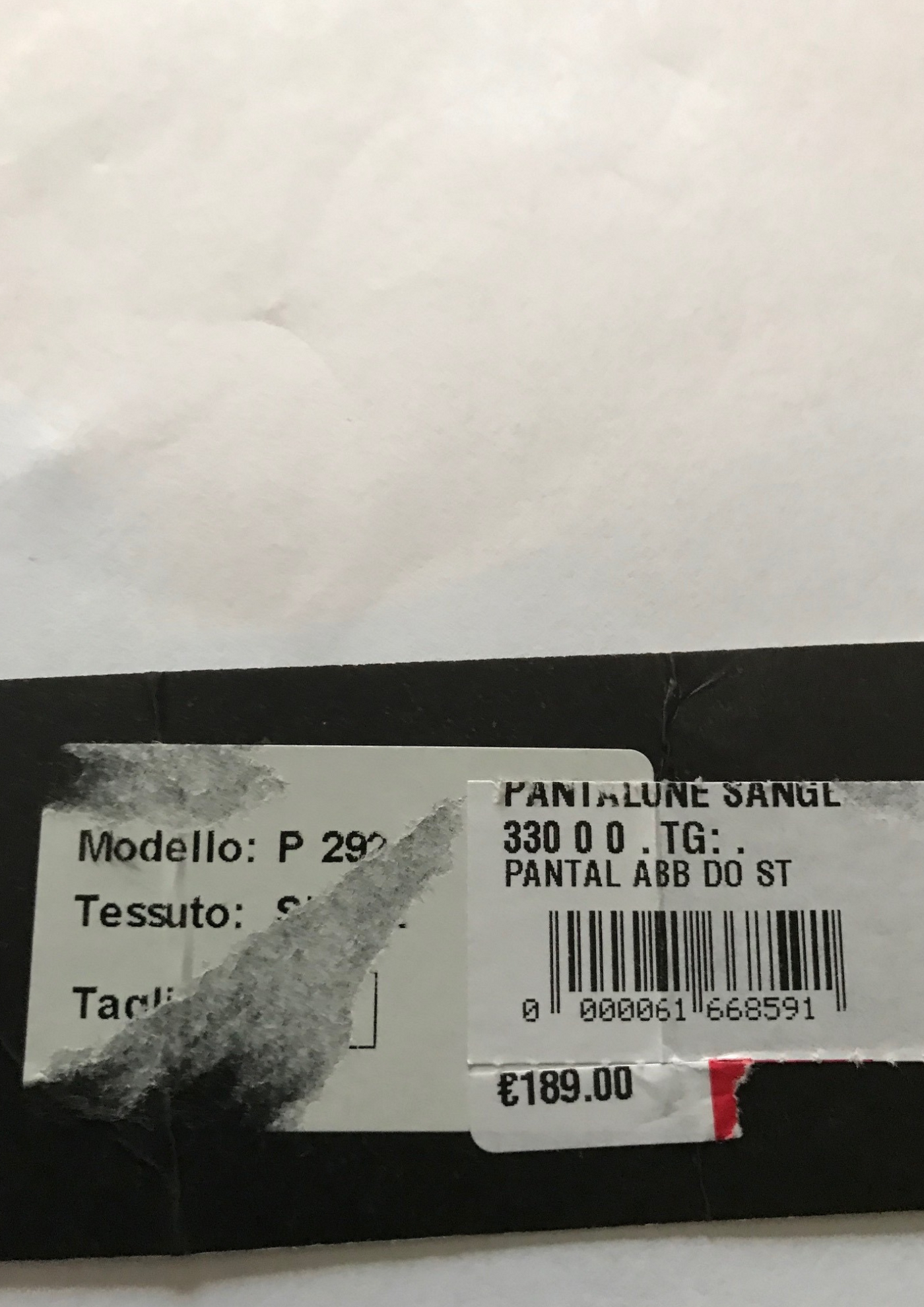Pantalon à motifs Taille 42 (neuf)