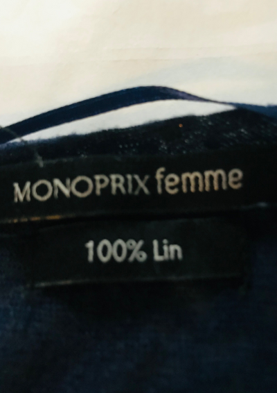 Tee-shirt en lin oversize Taille 34