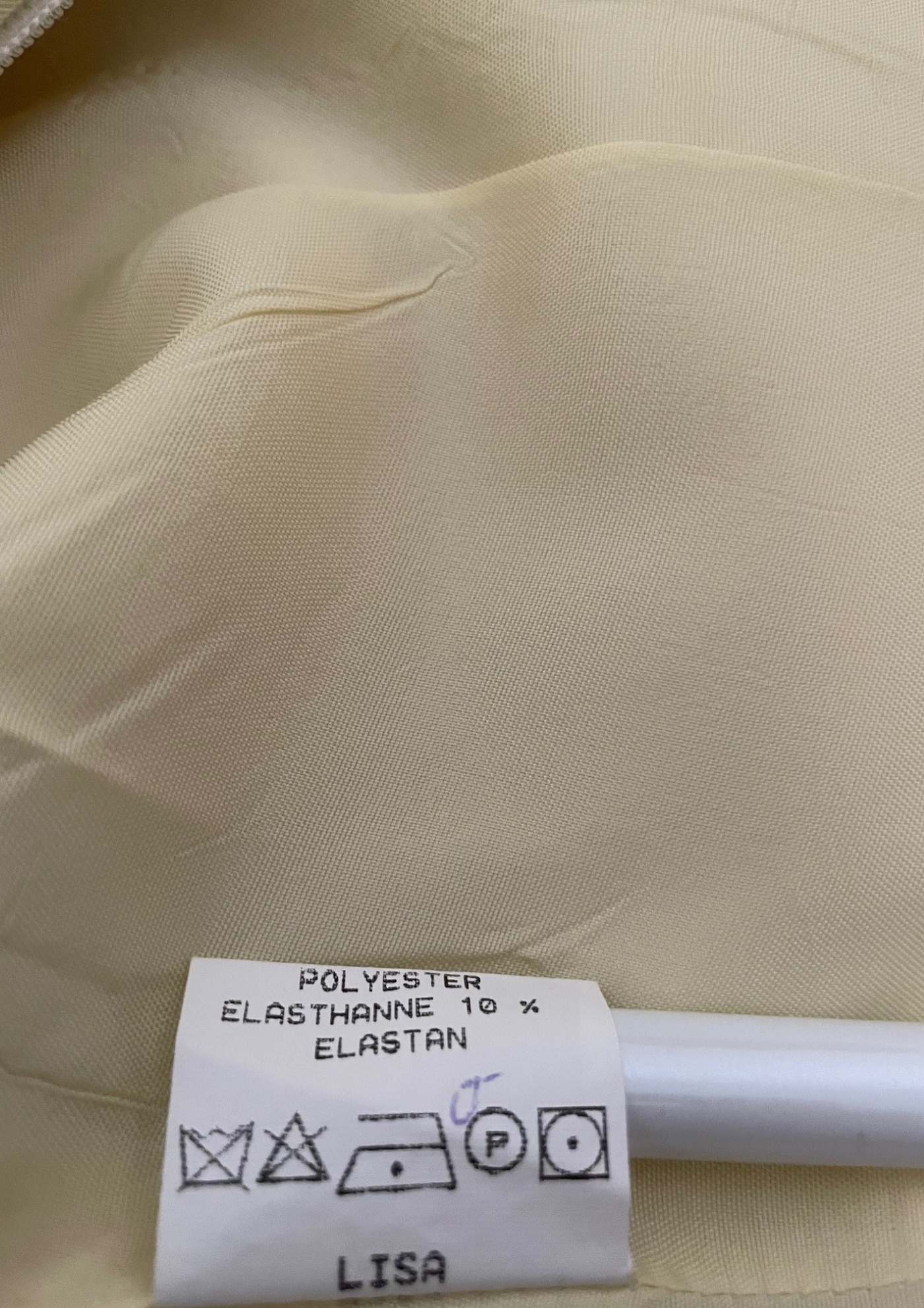 🧥✨ Veste – Jaune pastel chic – Taille 40