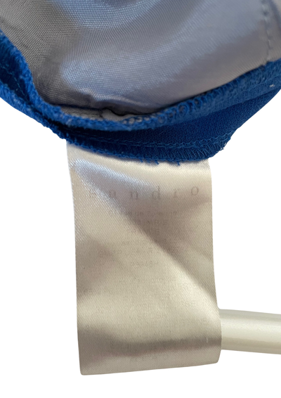 👖 Pantalon cigarette bleu cobalt – Taille 36 💙✨