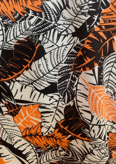 🌀 Haut sans manches à motifs tropicaux Taille 36 🌀