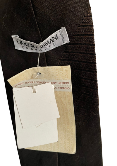 Cravate  Élégance Italienne Motif ton sur ton (Neuve)