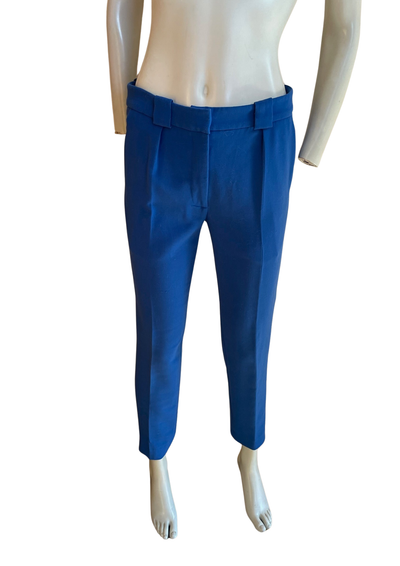 👖 Pantalon cigarette bleu cobalt – Taille 36 💙✨