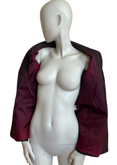 ✨ Veste Blazer Bordeaux Taille 38 ✨