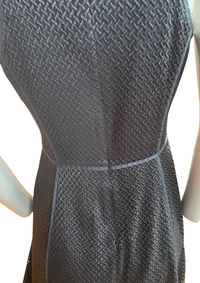 Robe patineuse texturée noire – Taille 36 👗🖤