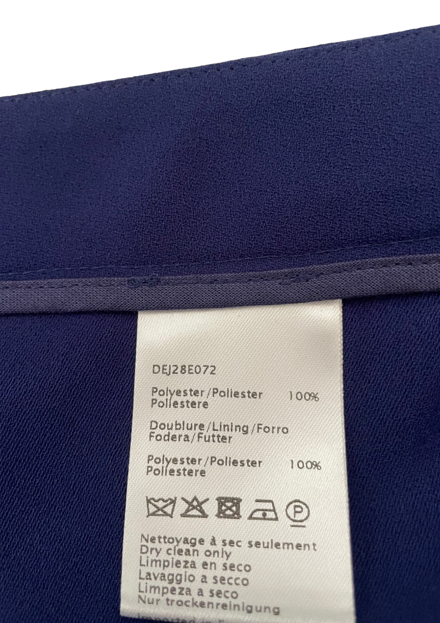 💙 Jupe bleu nuit – Élégance intemporelle Taille 46