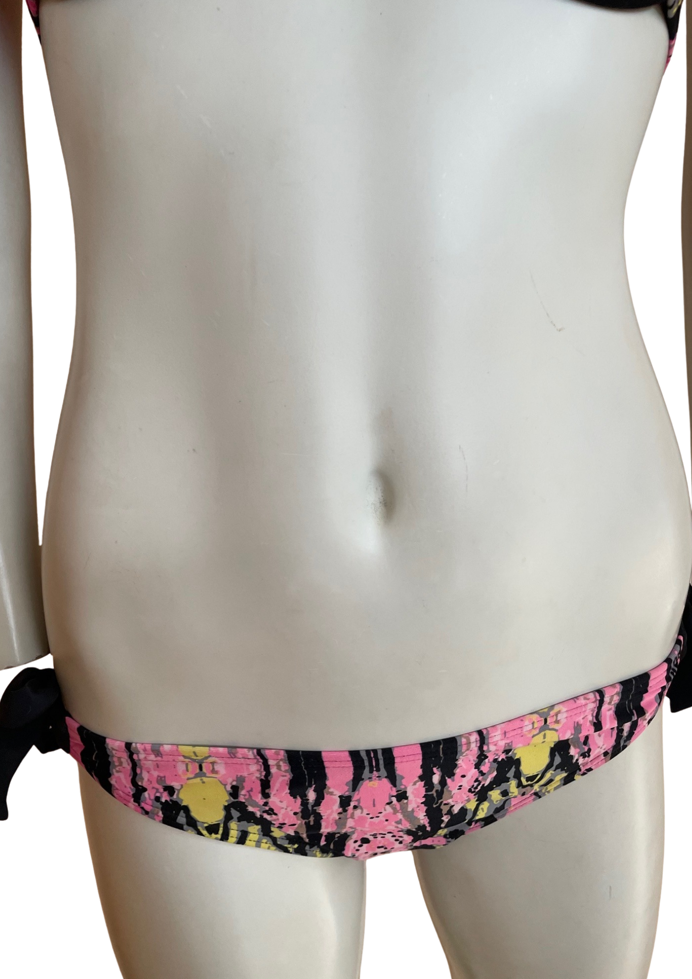 🌴 Bikini Push-Up Multicolore – Style Jungle Graphique Taille 38 🌺