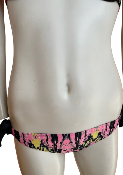 🌴 Bikini Push-Up Multicolore – Style Jungle Graphique Taille 38 🌺