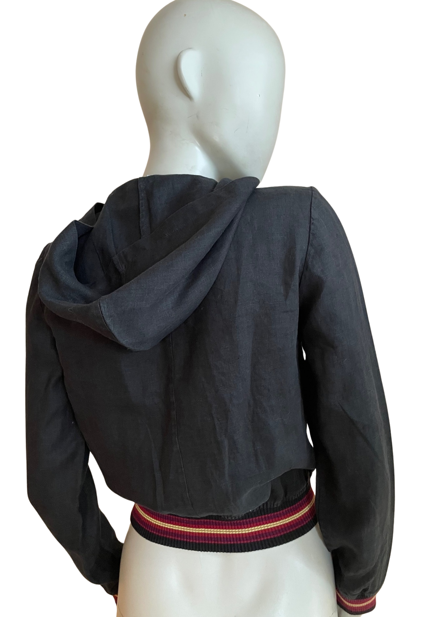 ✨ Veste à capuche en lin - Taille 36 ✨