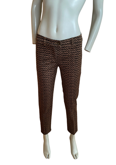 Pantalon Slim Imprimé Géométrique Taille 36 🌟