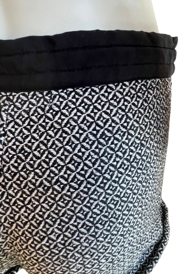 🖤🤍 Short noir & blanc en coton – Taille 38 🖤🤍