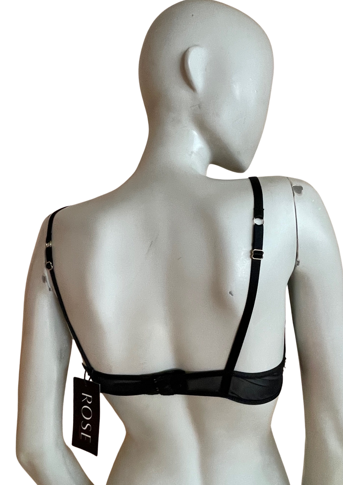 🖤 Soutien-gorge push-up dentelle noir/nude – 95B (Neuf) ✨