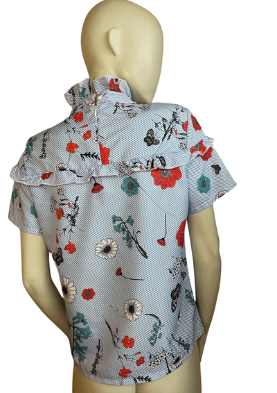 🌼 Superbe blouse imprimée à fleurs Taille 36🌼