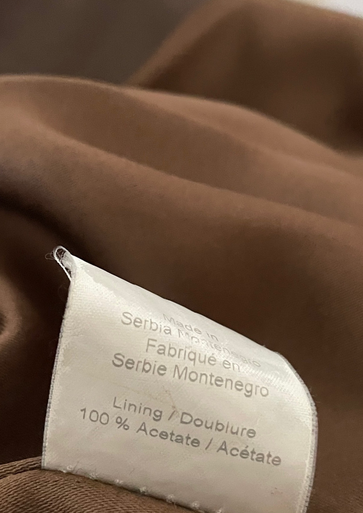 🧥 Trench coat  en coton marron – Taille 38 ✨🌿