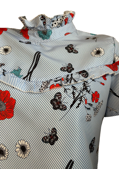🌼 Superbe blouse imprimée à fleurs Taille 36🌼