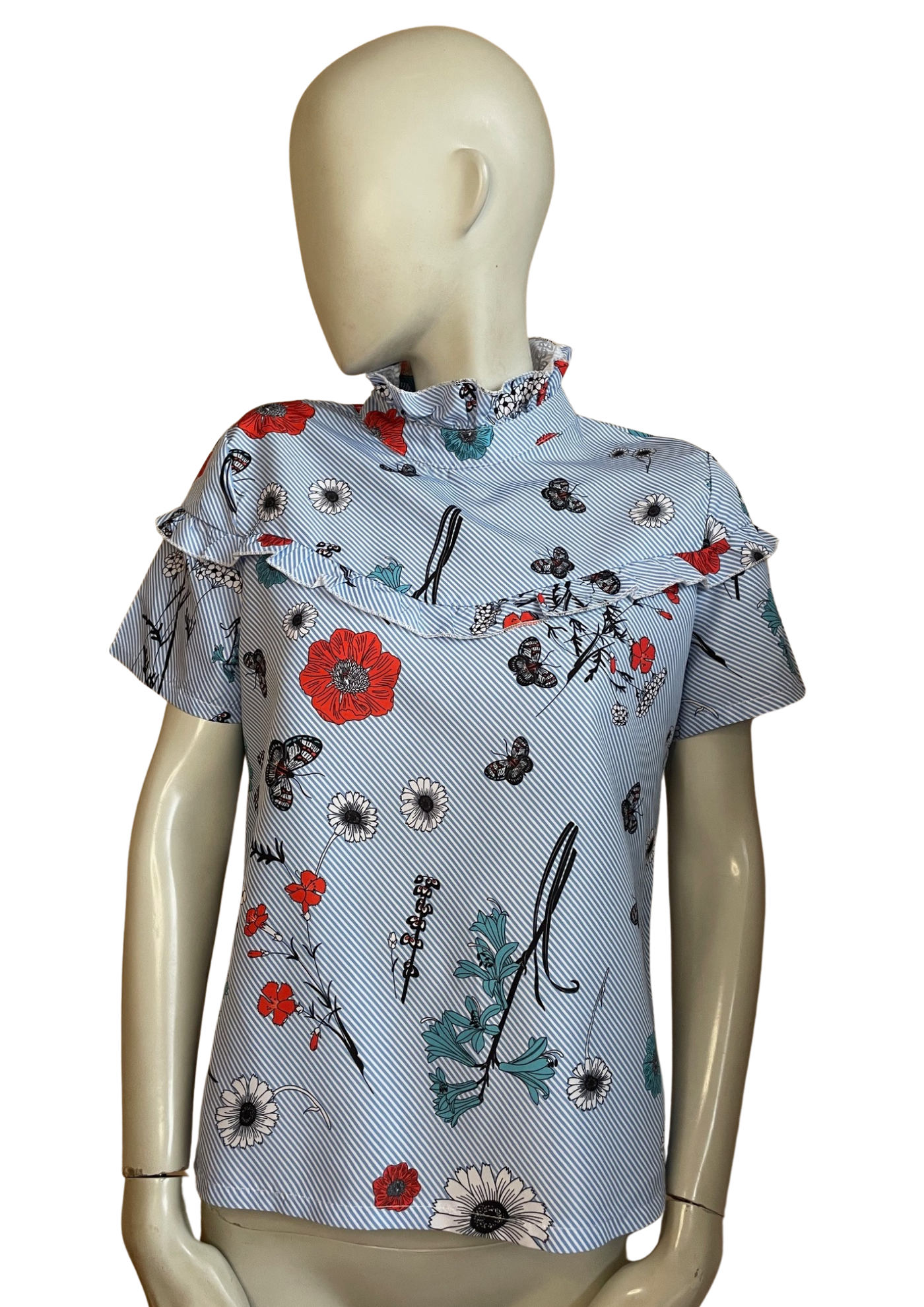 🌼 Superbe blouse imprimée à fleurs Taille 36🌼
