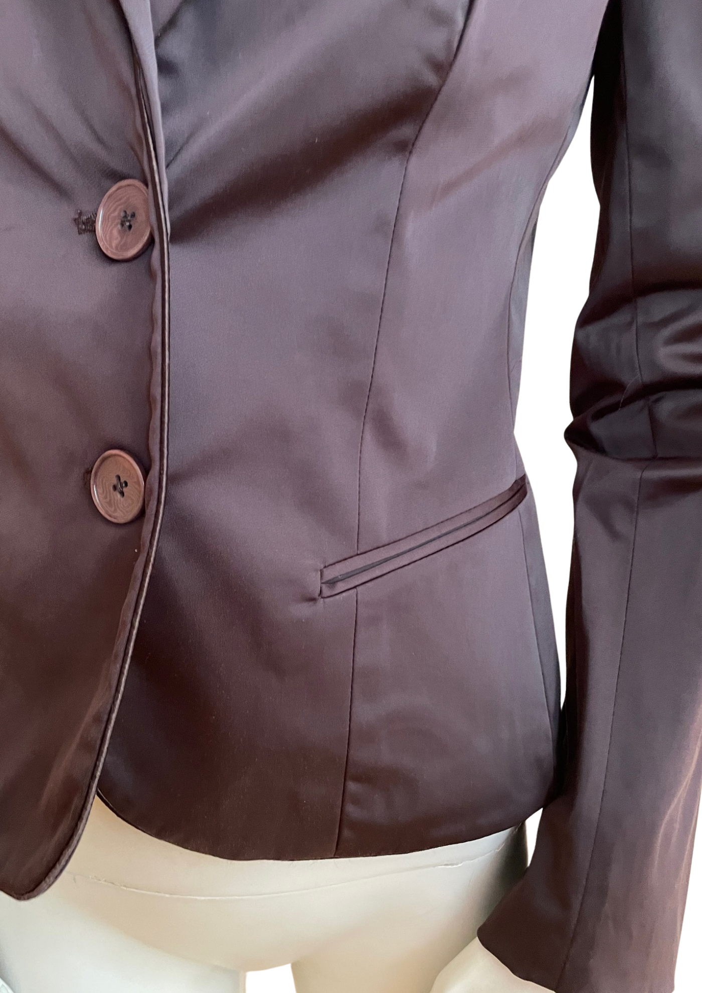 ✨ Blazer Marron Chic, Épuré Taille 38 👜🌹