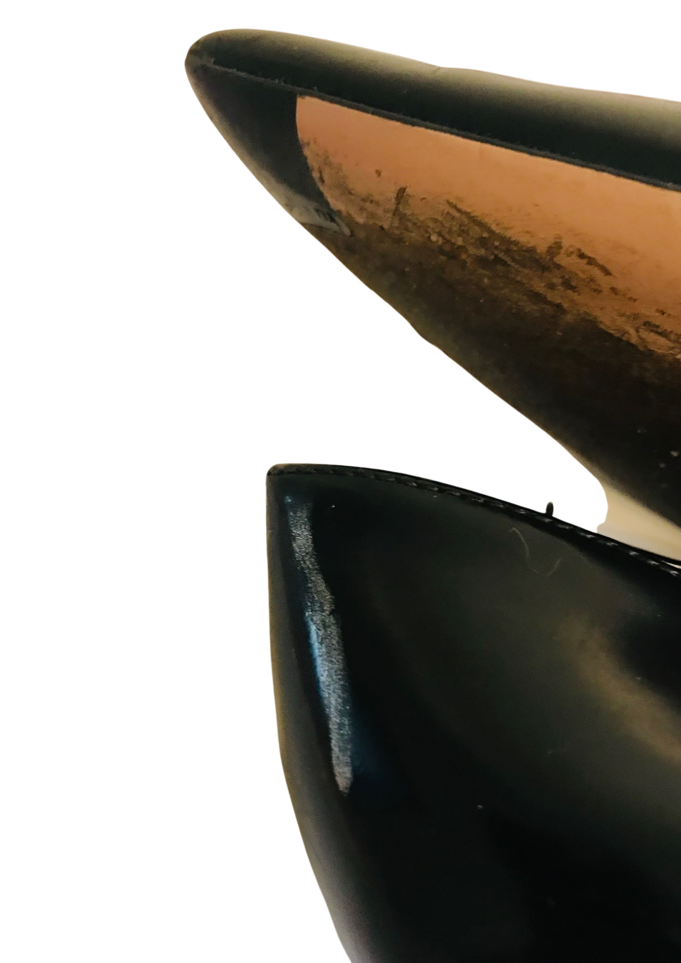 👠 Escarpins noirs en cuir – Pointure 36,5 ✨🖤