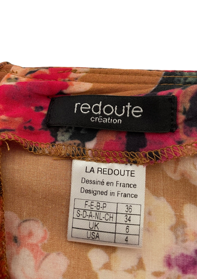 🌸 Robe fleurie décolleté V – 🌿 Taille 36