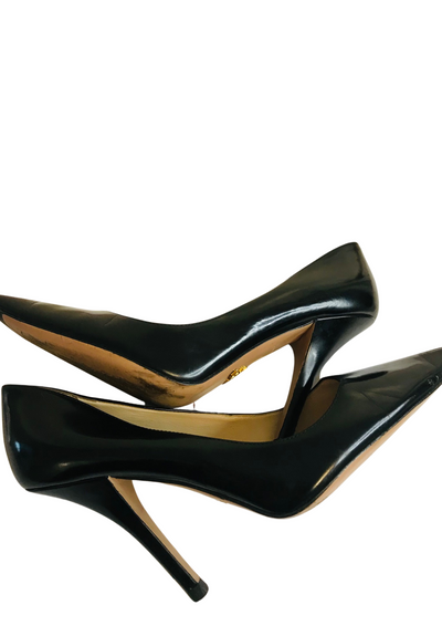 👠 Escarpins noirs en cuir – Pointure 36,5 ✨🖤