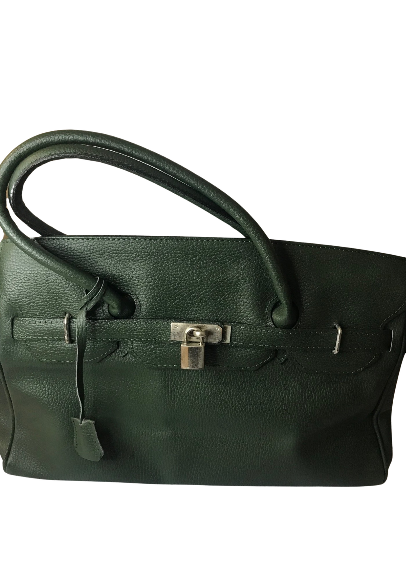 👜✨ Sac à main vert bouteille en cuir – Élégance intemporelle ✨👜