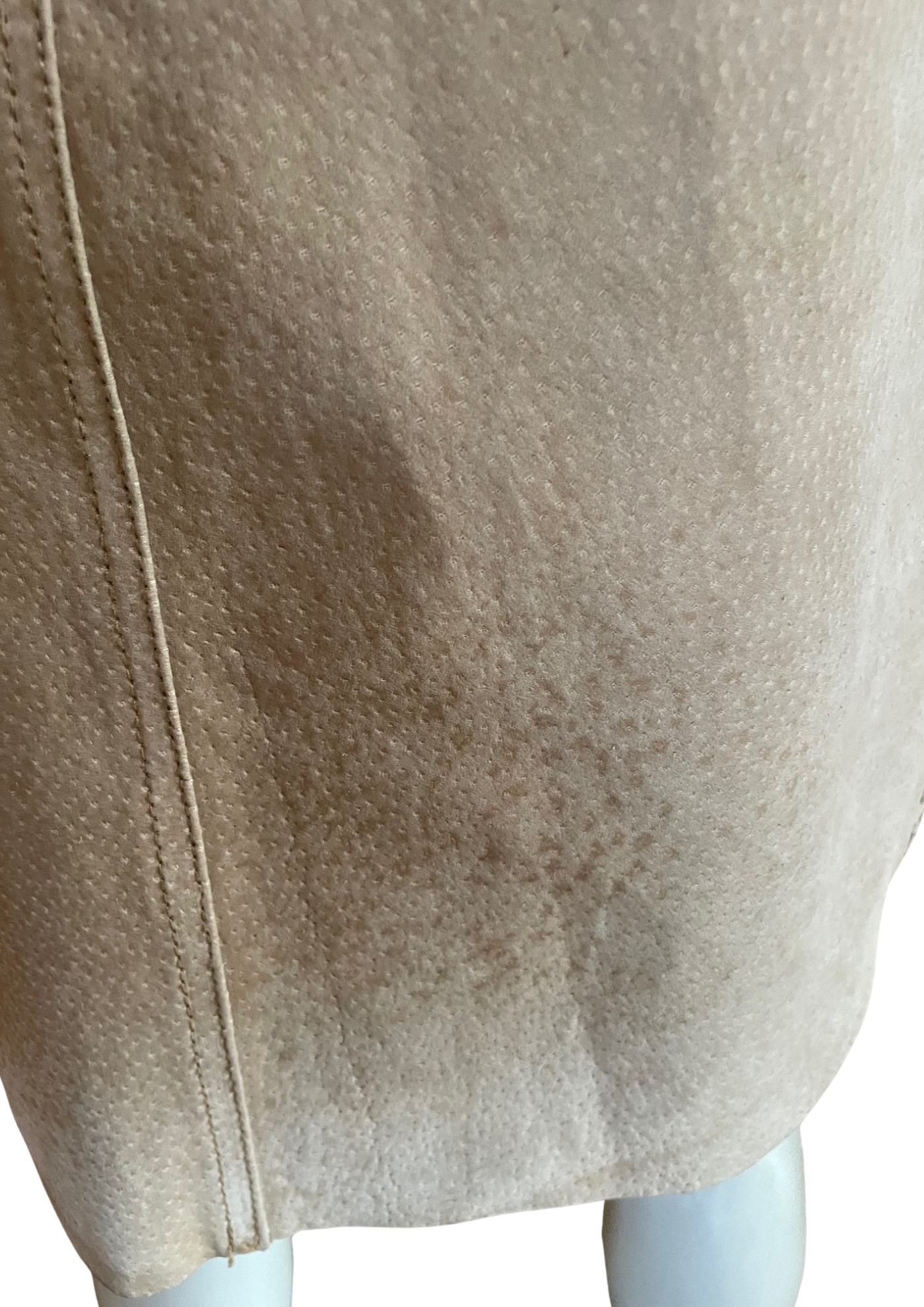 ✨ Jupe en daim beige lacée sur les côtés Taille 38 🤎