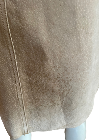 ✨ Jupe en daim beige lacée sur les côtés Taille 38 🤎