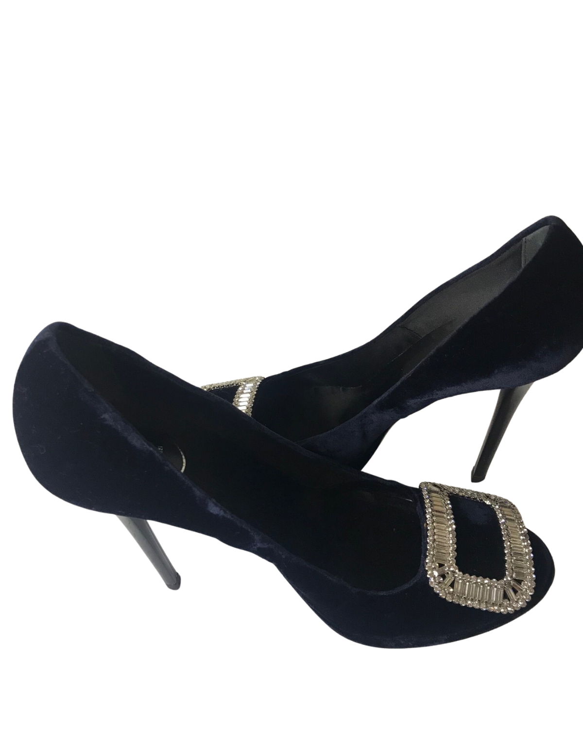 💎 Escarpins Cristaux & Velours Pointure 41 💙