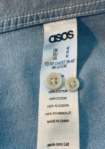 Chemise façon jean Taille M