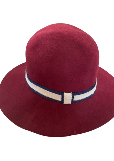 🎩 Chapeau bordeaux 🇫🇷 – Élégance made in France Taille 59