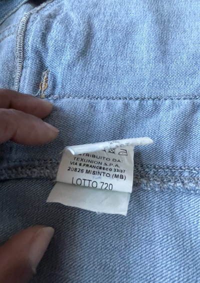 🧥 Veste en jean décorée Taille 38🧥