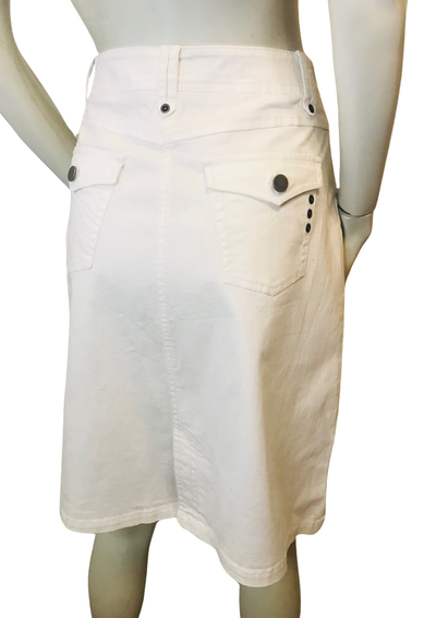 Jupe Droite Blanche Taille 40 🌟👗