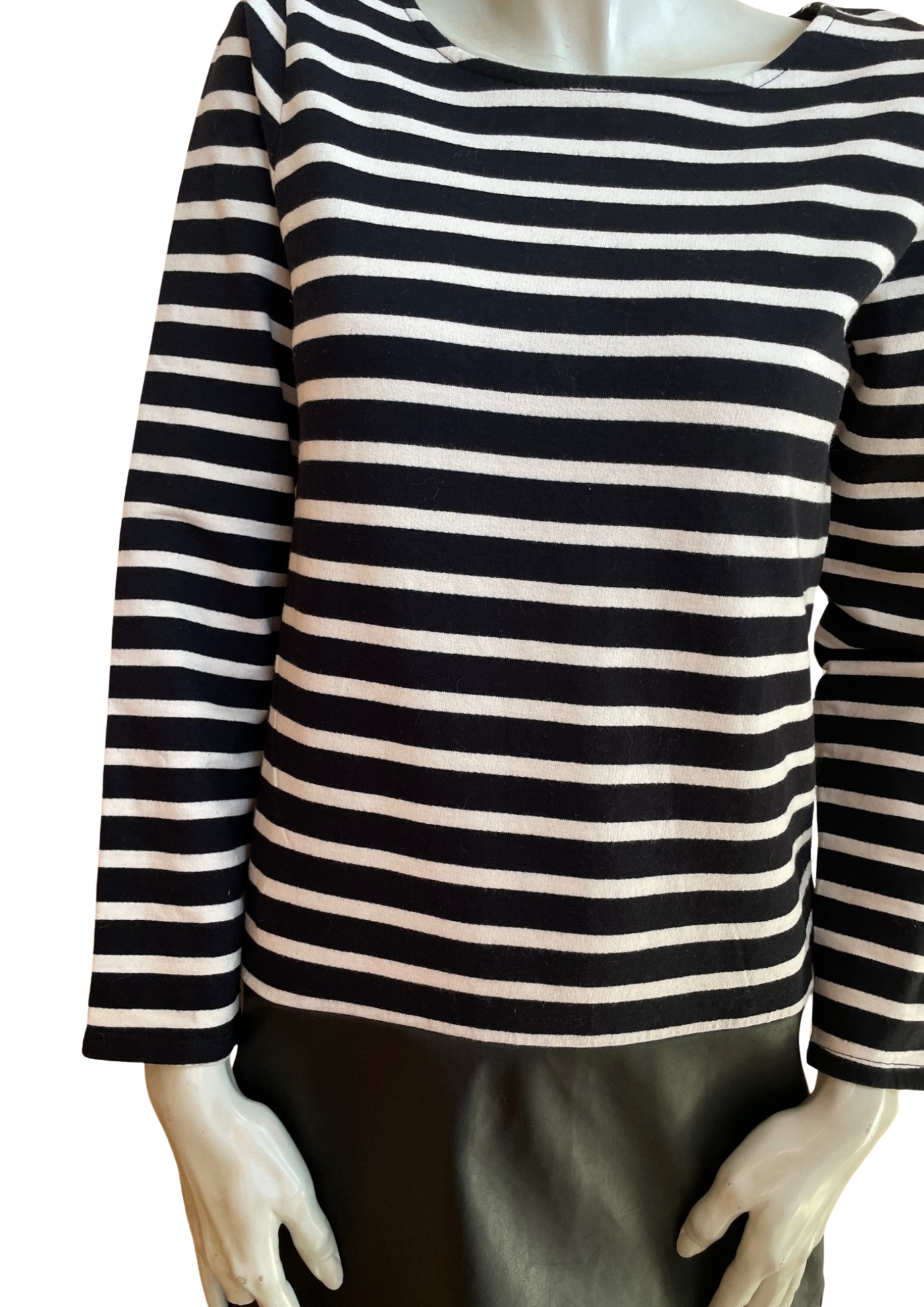 Robe marinière bi-matière Taille 38 👗⚓️🖤