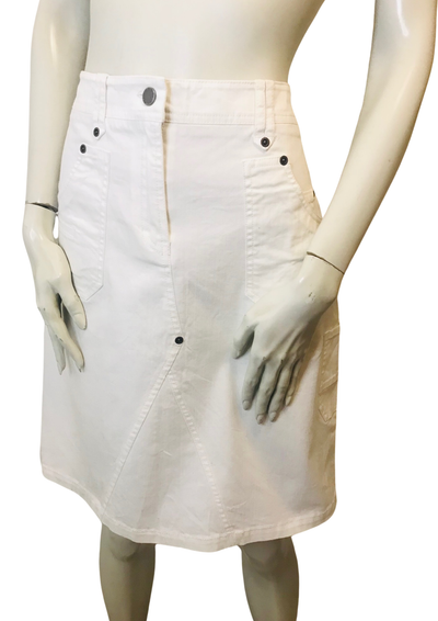 Jupe Droite Blanche Taille 40 🌟👗