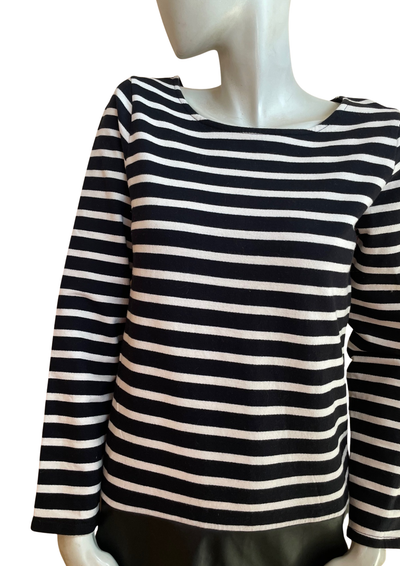 Robe marinière bi-matière Taille 38 👗⚓️🖤